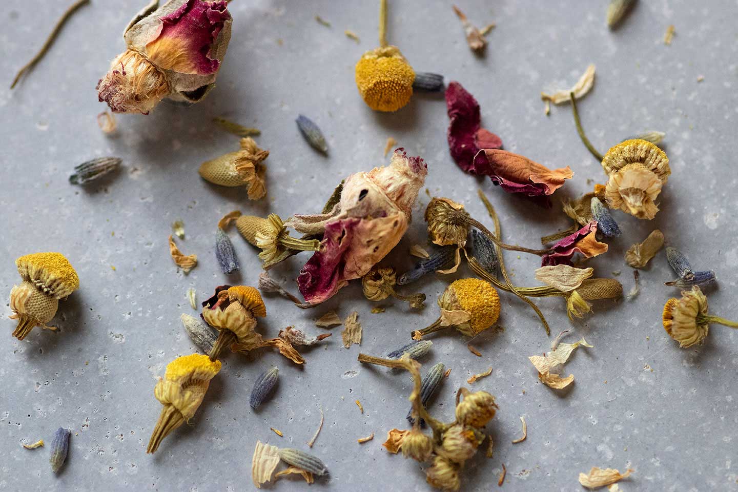 Organic Chamomile Lavender Rose Tea