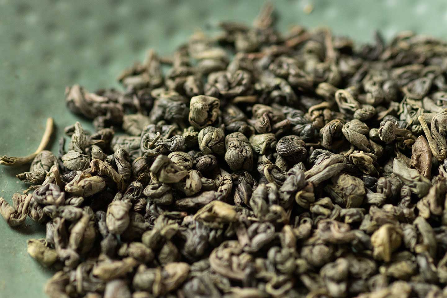 Organic Pinhead Gunpowder Green Loose Leaf Tea